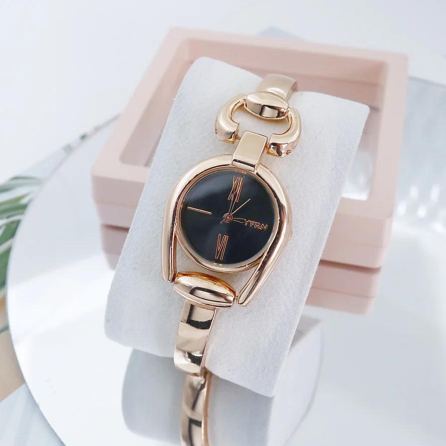 Simple Women's Wristwatches Stainless Steel Strap Small Dial Fashionable Exquisite Quartz Watches for Woman Relojes De Mujer
