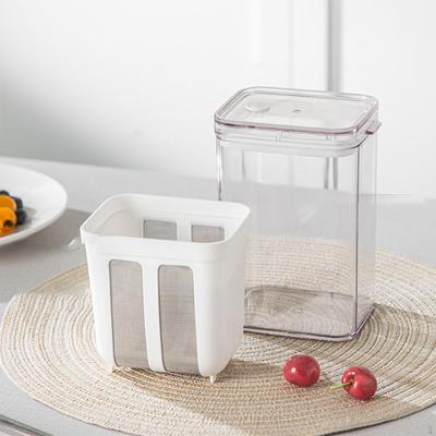 Joghurt-Sieb-Hersteller Filtration Waschbarer Nussmilchbehälter mit Deckel
