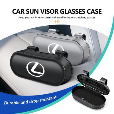 For Car Glasses Box Sun Visor Glasses Holder Shock-proof Eyeglasses Storage Case UX250h RX450h RX300 GX470 CT200h RX400h