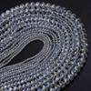 3/4/6/8/10mm Austria Faceted Glass Crystal Beads White Loose Spacer Beads For Jewelry Making DIY Bracelet Necklace Accessories