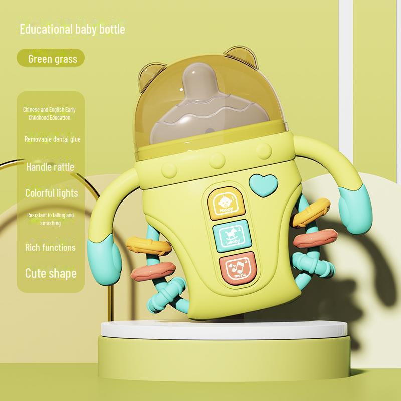 Beruhigende Babyrassel und Beißring: Kauspielzeug für 6–60 Monate, lehrreich für 1-Jährige
