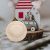 10Pcs Mini Straw Hats Small Hat Prop DIY Craft Decorative Mini House Photo Props Creative Ornament Small Hat Tiny Hats