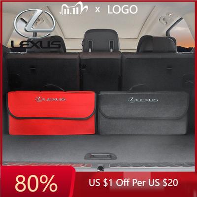 2026 Hot Interior Stickers Car Trunk Storage Box Trip Camping Organizer Bag Foldable For F SPORT GX460 Ct200h IS250 ES 220