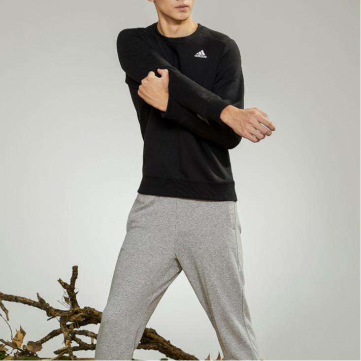 Adidas Essential CREW SWEATSHIRT Men's Black AY5504