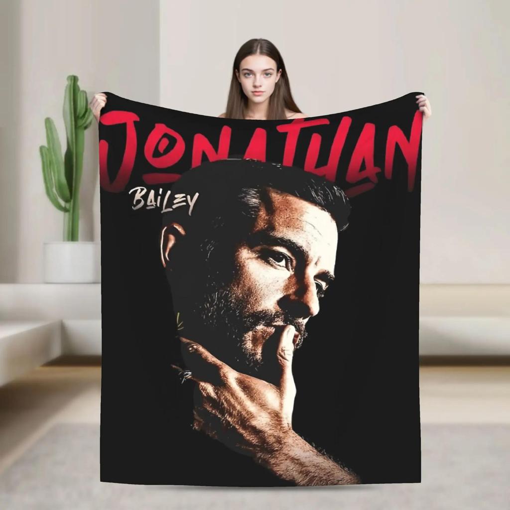 Jonathan Bailey Shirtless Soft Quality Throw Blanket for Winter Couch Chair Bed Fashionable Blanket for Students and Home Use