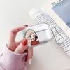 Simple Cool Couple Clear Earphone Cases Cover Case For Airpods 4 1 2 Pro3 Pro2 3 Pro