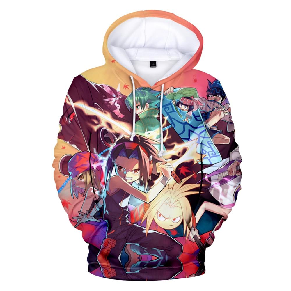 Cheap New Shaman King Hoodies Sweatshirt Men Women Anime Autumn Hoody Harajuku Kpop Sweatshirt