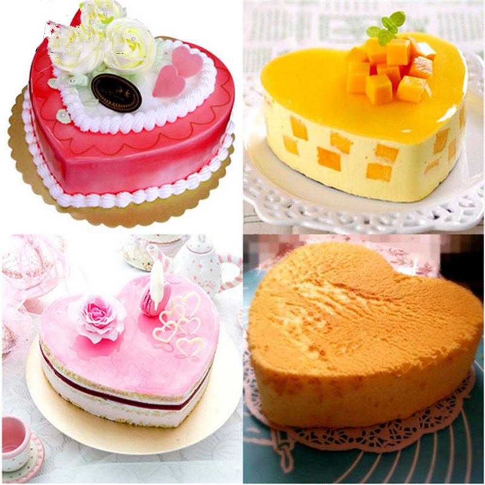 Stampo in silicone di grandi dimensioni cuore d'amore mousse fai da te stampo per torta in chiffon strumenti di decorazione di cottura accessori