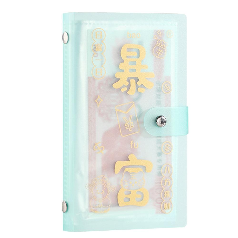 

ПВХ 100 Конвертів Челендж Заощадження Грошей Заощаджуйте Гроші Книга Челенджів Заощаджень Любителі зелений