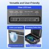 Metal Timed Lock Box,Mobile Phone Lock Box with Timer, Lock Container Self-Controlled Time Release Safety Locker