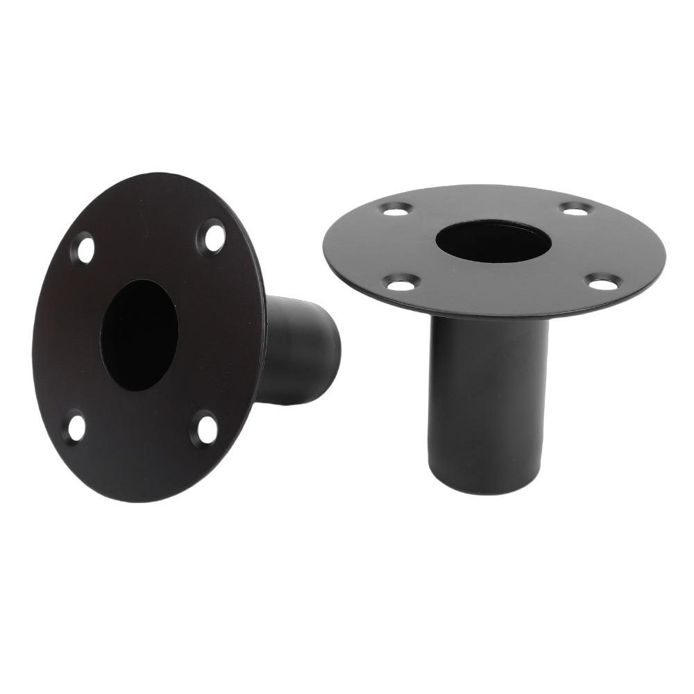 2PCS 107x83mm Tripod Speaker Stand Mount Adapter Iron Speaker Pole Mount  for PA DJ Setup