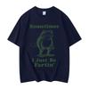 Sometimes I Just Be Fartin Frog Funny Meme Graphic T Shirts Fashion Vintage Short Sleeve Tshirt Unisex Casual Cotton Tshirts