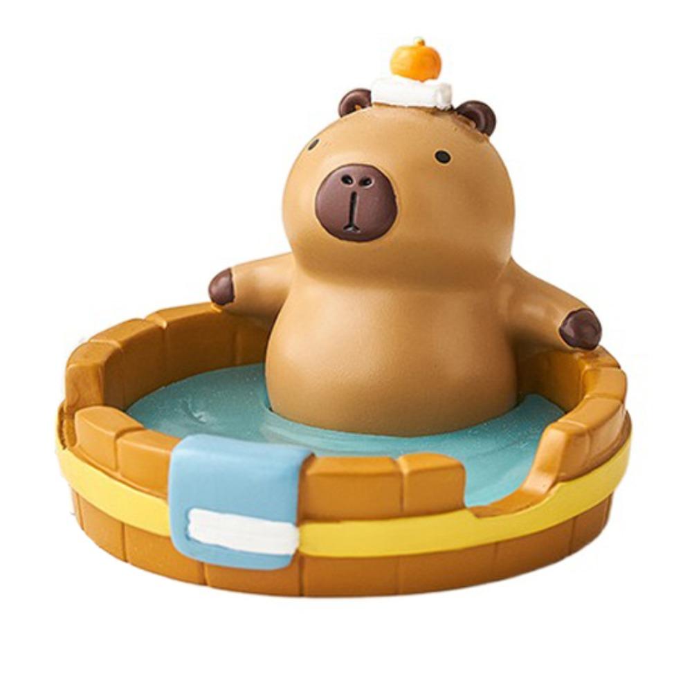 Animal Figurines Capybara Mobole Phone Stand Crocodile Capybara Model Toy  Phone Accessories