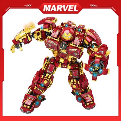 Iron Man Hulkbuster War Machine Superheroes Building Blocks Action Figures Dolls Bricks Set Gifts for Kids Boys Toys