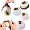 Slow Rebound Cake Squeeze Toy Soft Mochi Squish Foam Toy Gifts Release Anxiety Toys School Use