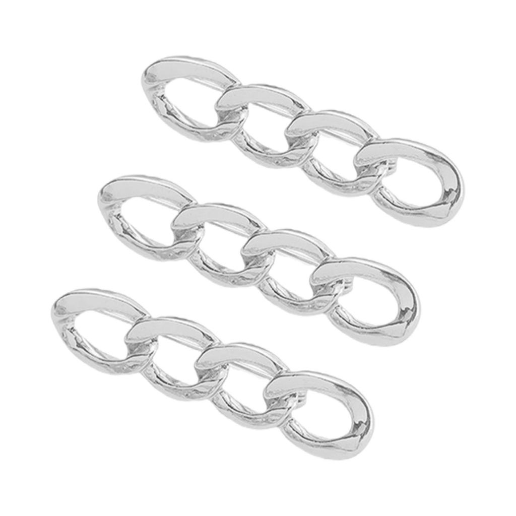 3Sets Metal Waist Adjusters Pin Stylish Waist Extenders Brooch Pin for Jeans Skirts and Casual Outfit Women Accessory