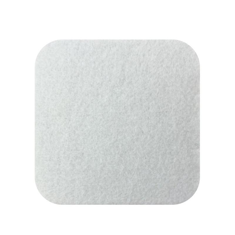 

1PC Square Adhesive Felt Bulletin Board Decor Damage-Free Felt Memo Panel for Renters 15x15cm білий