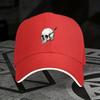 Skull and Arrow Graphic Baseball Cap Vampire Fang Style Street Adjustable Polyester Baseball Hat