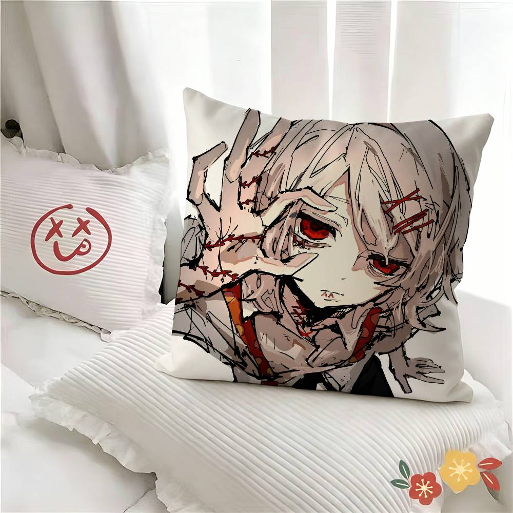 Pc Cartoon JJuuzou SSuzuya Pillow Case Fashion Square Pillowcase Bedroom Sofa Room Ins Decoration Leisure