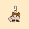 Funny Cat Keychain Student Gift Bag Women's Bag Cute Things Gift For Best Friends Cartoon