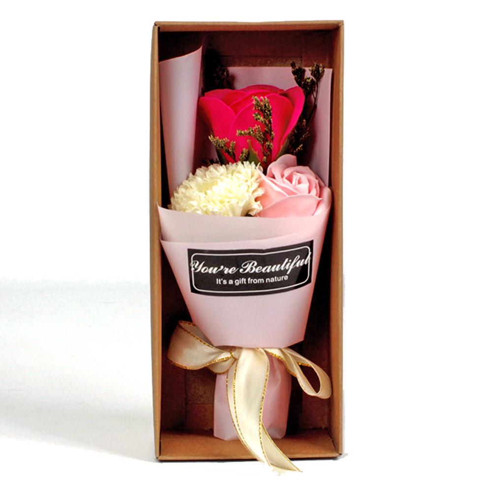 Box Scented Bath Body Petal Rose Flower Soap Wedding Decoration Gift Best