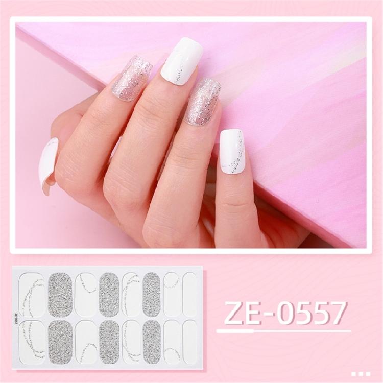 Self-Adhesive Nails Art Sticker Nail Polish Strips Waterproof Gels Nail Strips