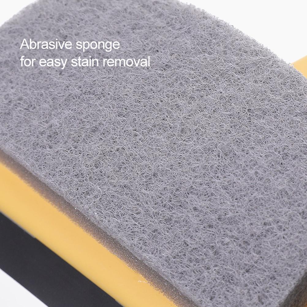 2 In 1 Window Cleaning Tool Squeegee Sponge Scrubber Scraper Cleaner Brush for Shower Door Bathroom