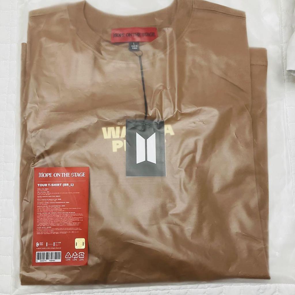 [USED] BTS J-HOPE Seoul Concert HOPE ON STAGE T-shirt Brown