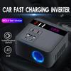 150W Car Power Inverter DC 12V To 110V Pure Sine Wave Inverter Pure Sine Wave With Silent Cooling Fan Car Voltage Converter