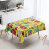 New Abstract Tea Tablecloth Waterproof and Oil-proof Dining Tablecloth Nordic Wind Bar Tablecloth Home Decoration