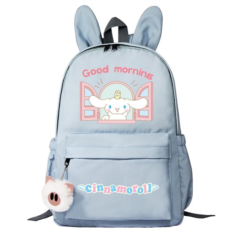 Cartoon Big Ears Dog Schoolbag Primary And Secondary School Students Large Capacity College Wind Double Shoulder Rabbit Ear Backpack