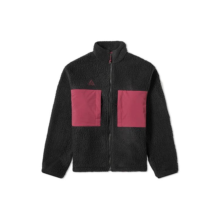 Nike ACG Colorblock Athleisure Casual Sports Stay Warm Fleece Stand Collar Jacket Black Men s CT2949-010 M