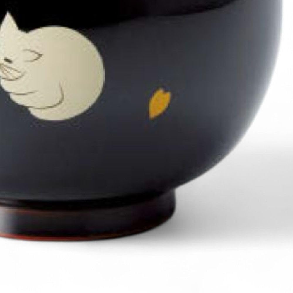 Family Lacquerware Urushi Made in Japan J-kitchens Bowl, Hand-Painted, Lacquer, PID-635515,