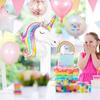 Unicorn Rainbow Birthday Balloons Princess Party Pink Pretty Giant Super Shape Girl Boy Balloon Party Supplies