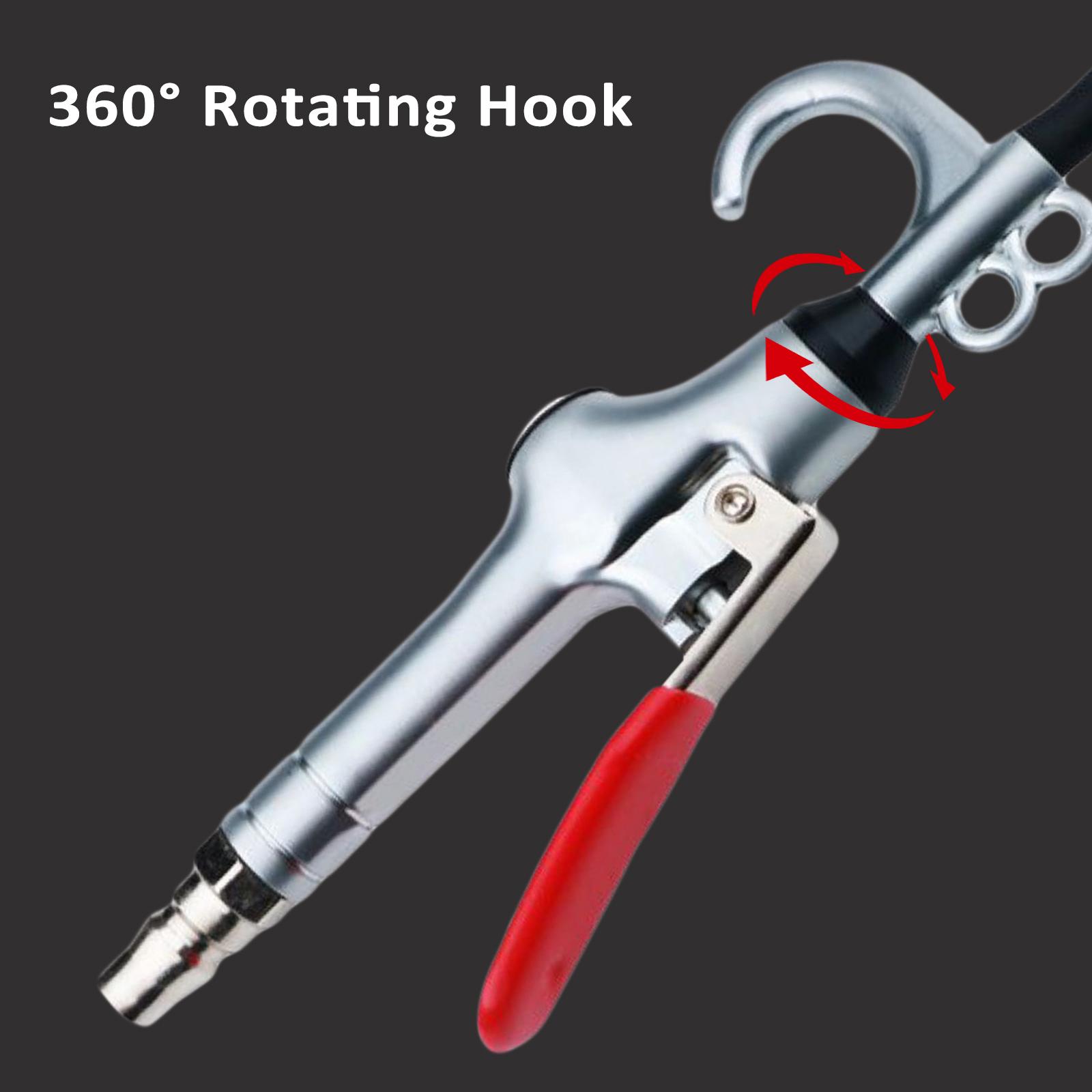 

Duster High Volume Car Cleaning 26 Inch Stainless Steel Nozzle with a 360 degrees Rotating Hook for Car