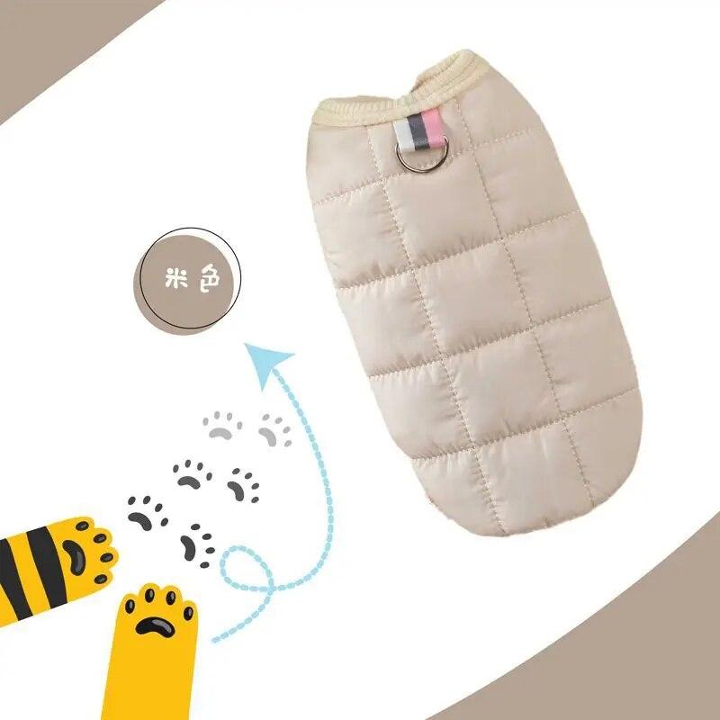 Jachete calde pentru câini de iarnă, rezistente la vânt, haine pentru câini, haine din bumbac pentru câini mici, haine chihuahua, accesorii pentru animale de companie