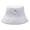 Realistic Crane Print Bucket Hat , Animal Sun Cap Spring Fashion Fit Basin Hat