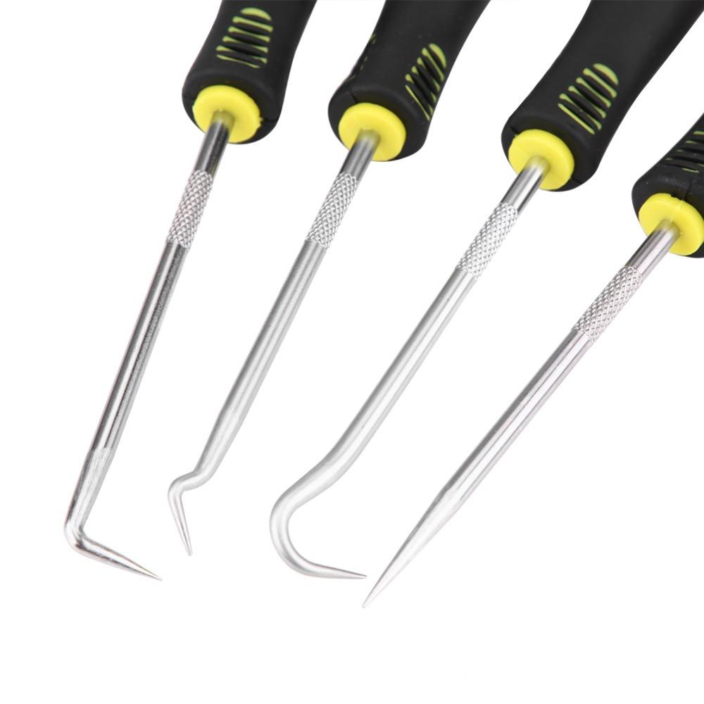 9PCS Long & Short Style Scraper Pick Hook Kit  Demolish small clips and rubber weatherstripping