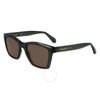 Ferragamo Braune Quadratische Unisex-Sonnenbrille Sf2001s 320 54