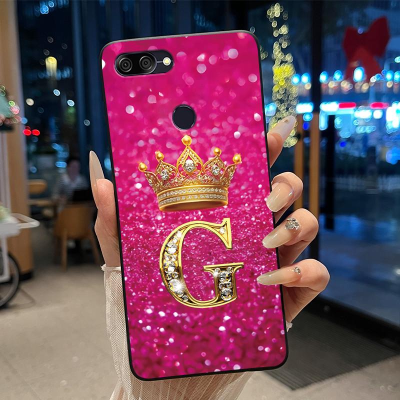 Newest Letter Crown Design Phone Casing For ASUS Zenfone Max Plus (M1) ZB570TL Black Case Bumper Silicone Shockproof Soft Cover