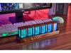 E-commerce Desktop Nixie Tube-Style Alarm Clock with Network Sync and Timer, Creative Design, No Assembly Required