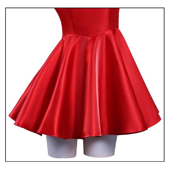 New PANTY & STOCKING with GARTERBELT Cosplay Costume Panty Anarchy Red Camisole Dress