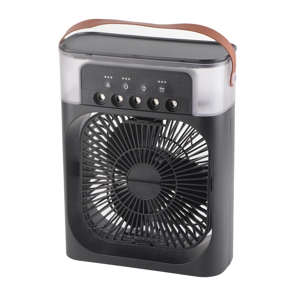 Personal Evaporative Air Cooler with 600ml Water Tank USB 7 Color Light 3 Speeds Air Cooler