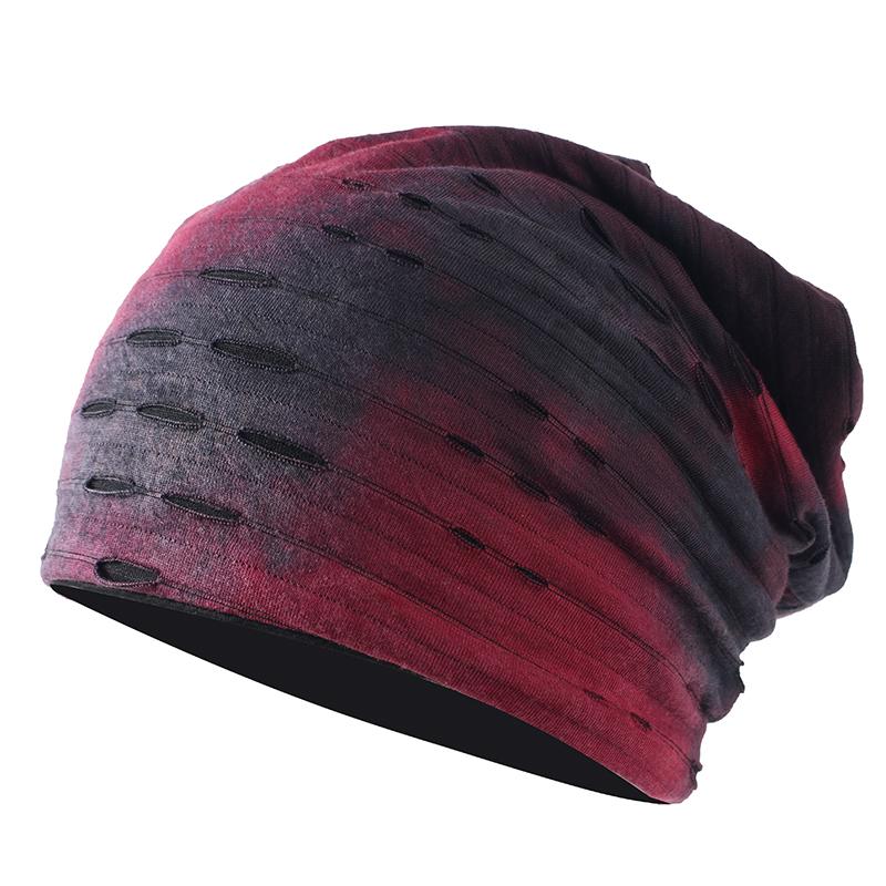 

Ретро тай-дай в стиле хип-хоп, весенние шапочки, вязаная шапка, черепа унисекс, градиентные цвета, платок в стиле Харадзюку, лыжная кепка, капот 56-59cm