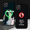 Dont Touch My Phone Pattern For Magsafe Magnetic Case For IPhone 17 Air 16 15 14 13 12 11 Pro Max Plus Wireless Charging