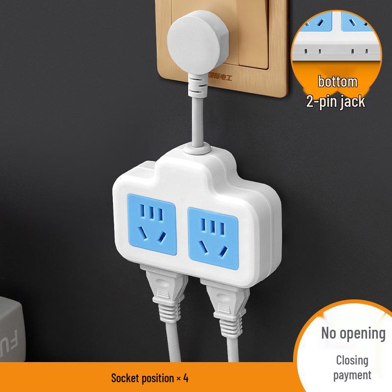 Multi-Hole Wireless Power Strip with Extension Cord
