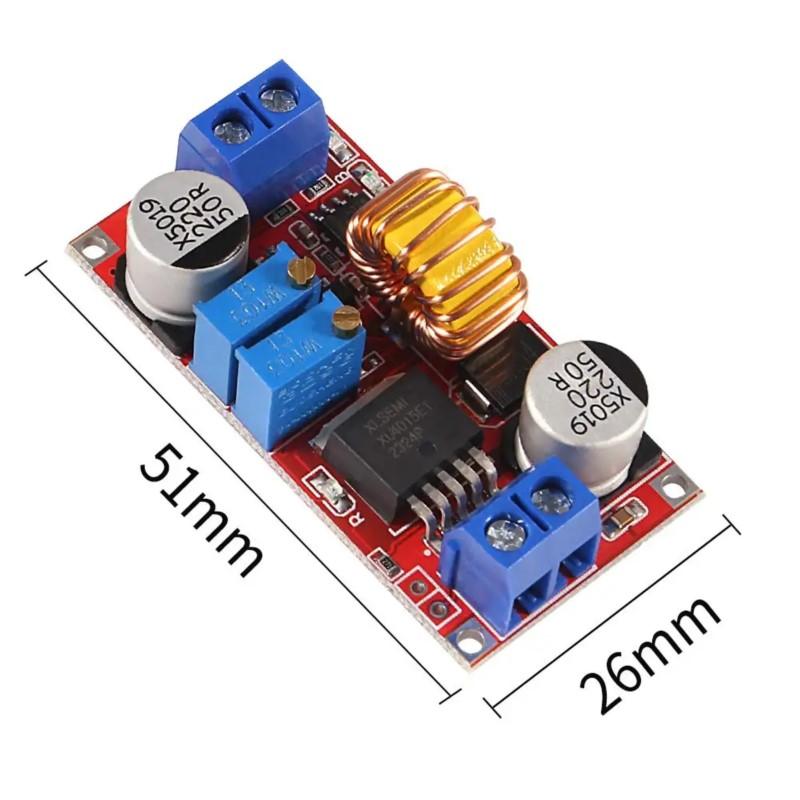 XL4015 5A DC To DC Power Converter 8-34V To 1.25-32V CC CV LED Driver Step Down Charging Board Lithium Charger Module