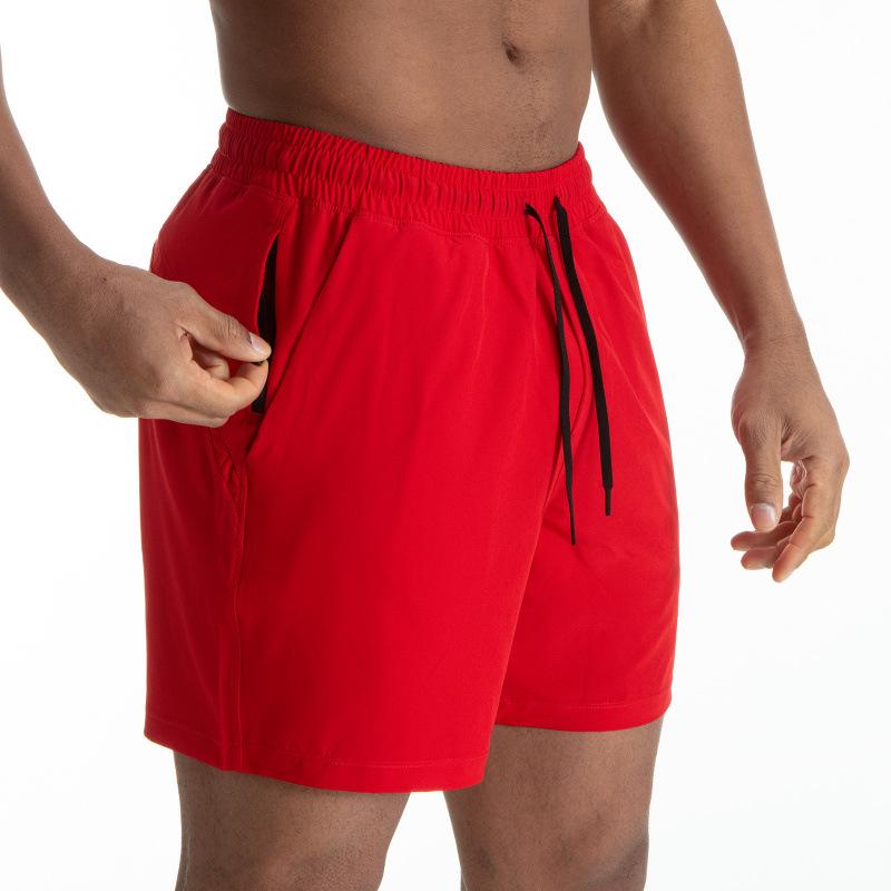 

Lulu Men s Quick-Dry Spliced Sports Shorts for Running, Basketball, and Outdoor Fitness Triple Extra Large красный
