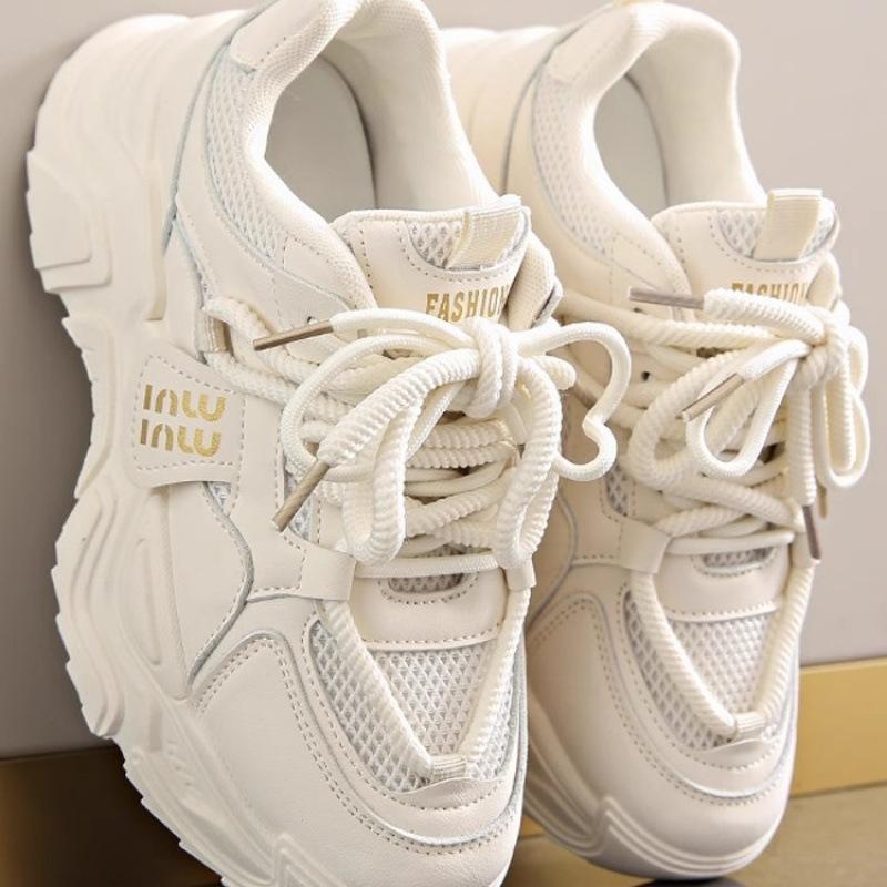 Popular Dad Shoes Children 2025 New Spring and Autumn Platform Internet Celebrity Leisure Sports Student Running Shoes Women's Shoes