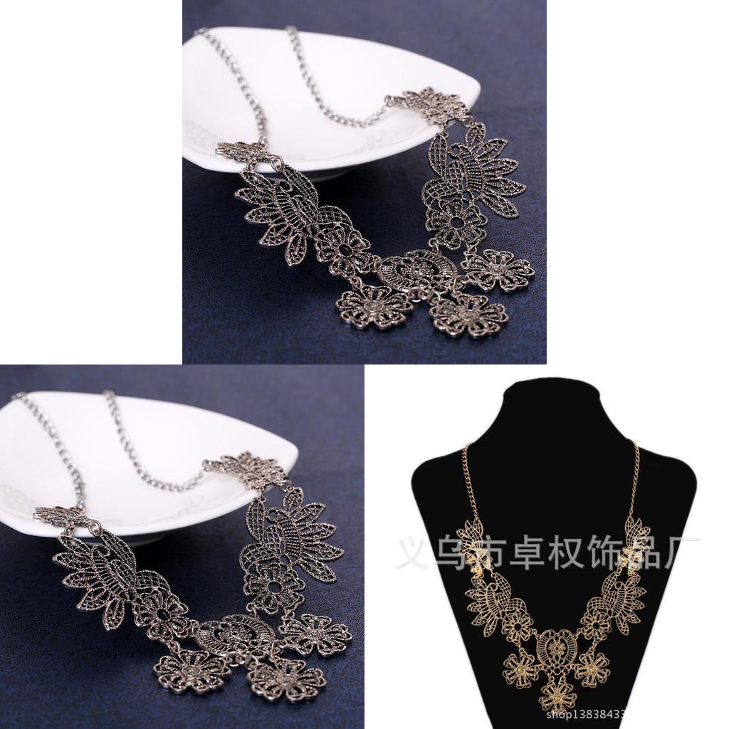 Bohemian Ethnic Talisman Necklace With Zinc Alloy Pendant For Festival Wear